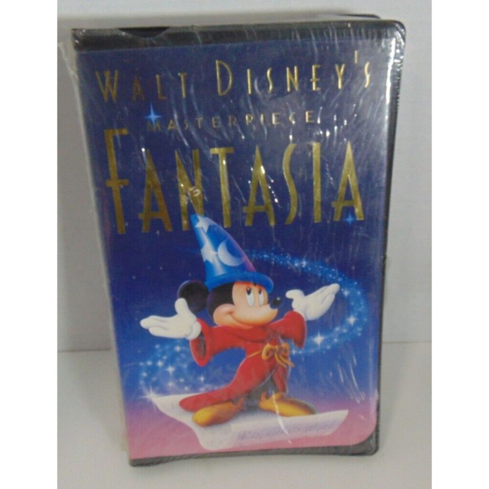 Walt Disney's Masterpiece Fantasia (VHS, 1991) Rare Black Edition